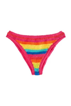 RAINBOW CROCHET BIKINI BOTTOM -Farm Rio Dress Shop 299781 05