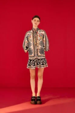 Farm Rio Romantic Garden Lenzing™ Ecovero™ Viscose Mini Dress 9 Farm Rio Romantic Garden Lenzing™ Ecovero™ Viscose Mini Dress -Farm Rio Dress Shop 301785 04