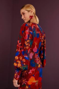 Farm Rio Red Wild Life Mini Dress -Farm Rio Dress Shop 301790 04 1