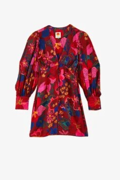 Farm Rio Red Wild Life Mini Dress -Farm Rio Dress Shop 301790 06
