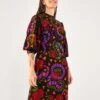 Farm Rio Black Jungle Fruits Midi Dress 1 Farm Rio Black Jungle Fruits Midi Dress -Farm Rio Dress Shop 301928 01