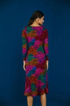 Farm Rio Rainbow Mix Jersey Dress -Farm Rio Dress Shop 301940 03