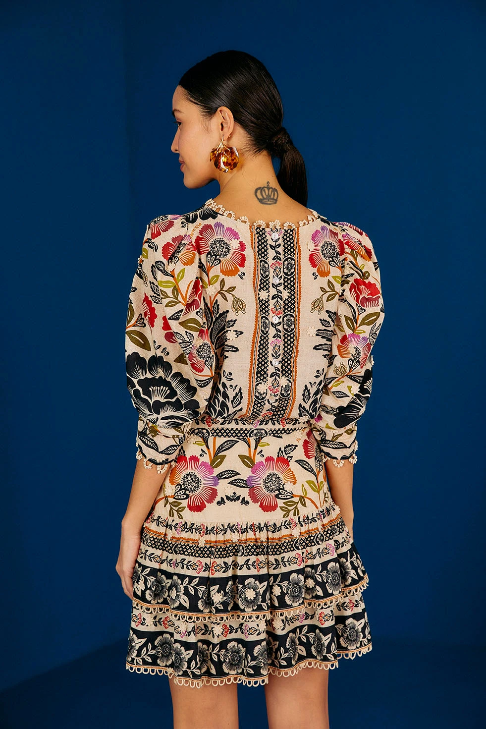 Farm Rio Romantic Garden Mini Skirt 4 Farm Rio Romantic Garden Mini Skirt - Image 2