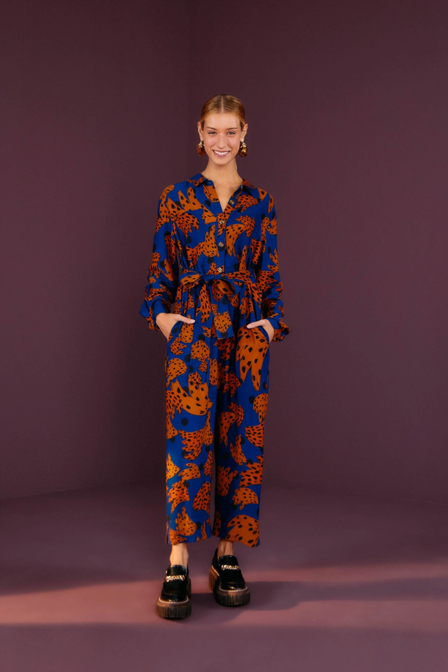 Farm Rio Navy Bananica Jumpsuit 3 Farm Rio Navy Bananica Jumpsuit