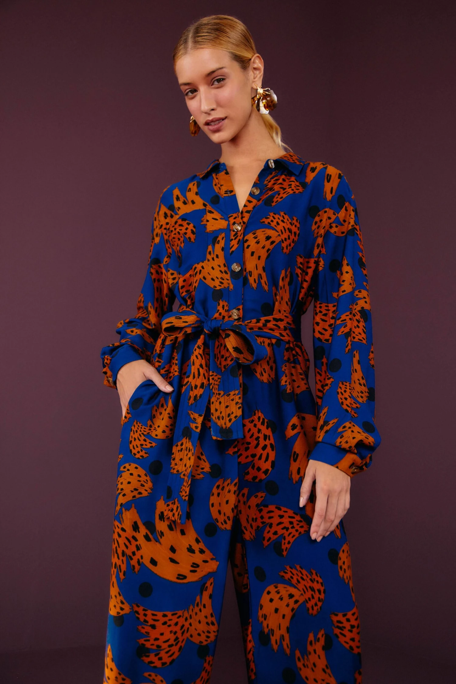 Farm Rio Navy Bananica Jumpsuit 5 Farm Rio Navy Bananica Jumpsuit - Image 3