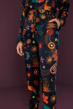 Farm Rio Black Cerrado Sky Pants -Farm Rio Dress Shop 301994 04