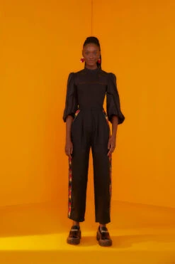 Farm Rio Black Lace Blouse -Farm Rio Dress Shop 301996 04