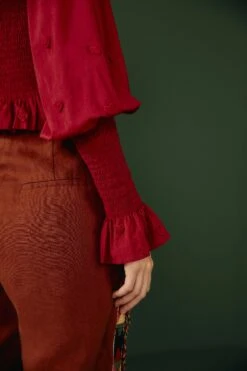 Farm Rio Burgundy 3D Hearts Blouse -Farm Rio Dress Shop 302015 04