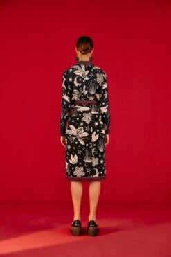 Farm Rio Black & White Cerrado Sky Shirt 10 Farm Rio Black & White Cerrado Sky Shirt -Farm Rio Dress Shop 302034 04