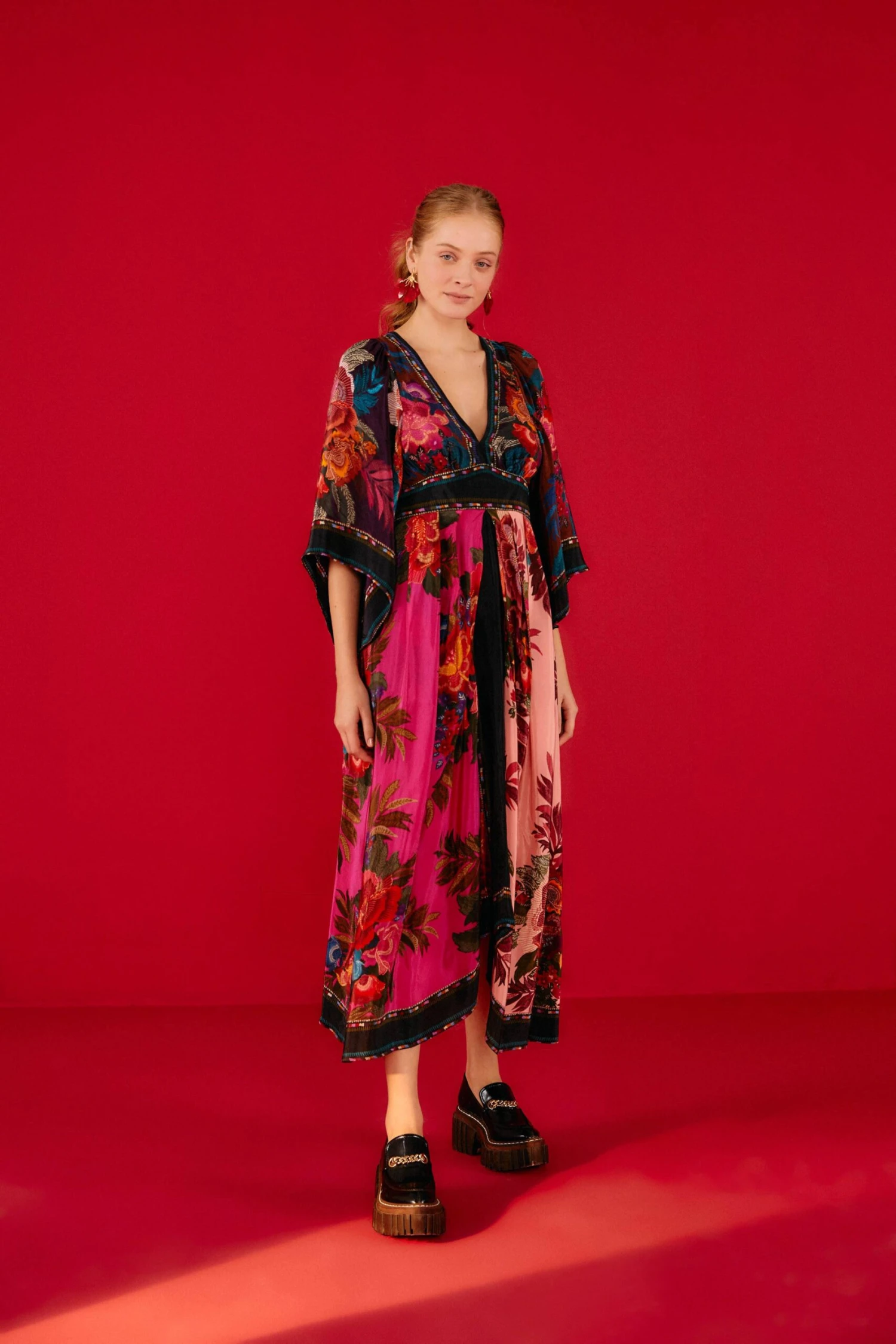 Farm Rio Flower Scarves Maxi Dress 6 Farm Rio Flower Scarves Maxi Dress - Image 4