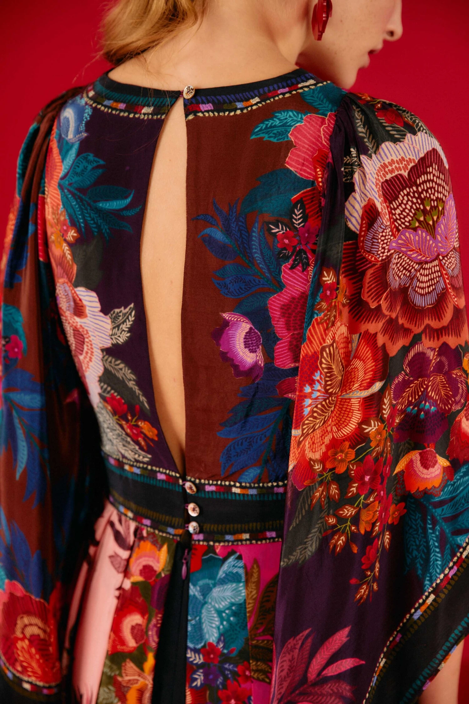 Farm Rio Flower Scarves Maxi Dress 7 Farm Rio Flower Scarves Maxi Dress - Image 5