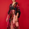 Farm Rio Flower Scarves Maxi Dress -Farm Rio Dress Shop 302323 04