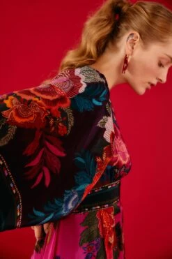 Farm Rio Flower Scarves Maxi Dress 10 Farm Rio Flower Scarves Maxi Dress -Farm Rio Dress Shop 302323 05