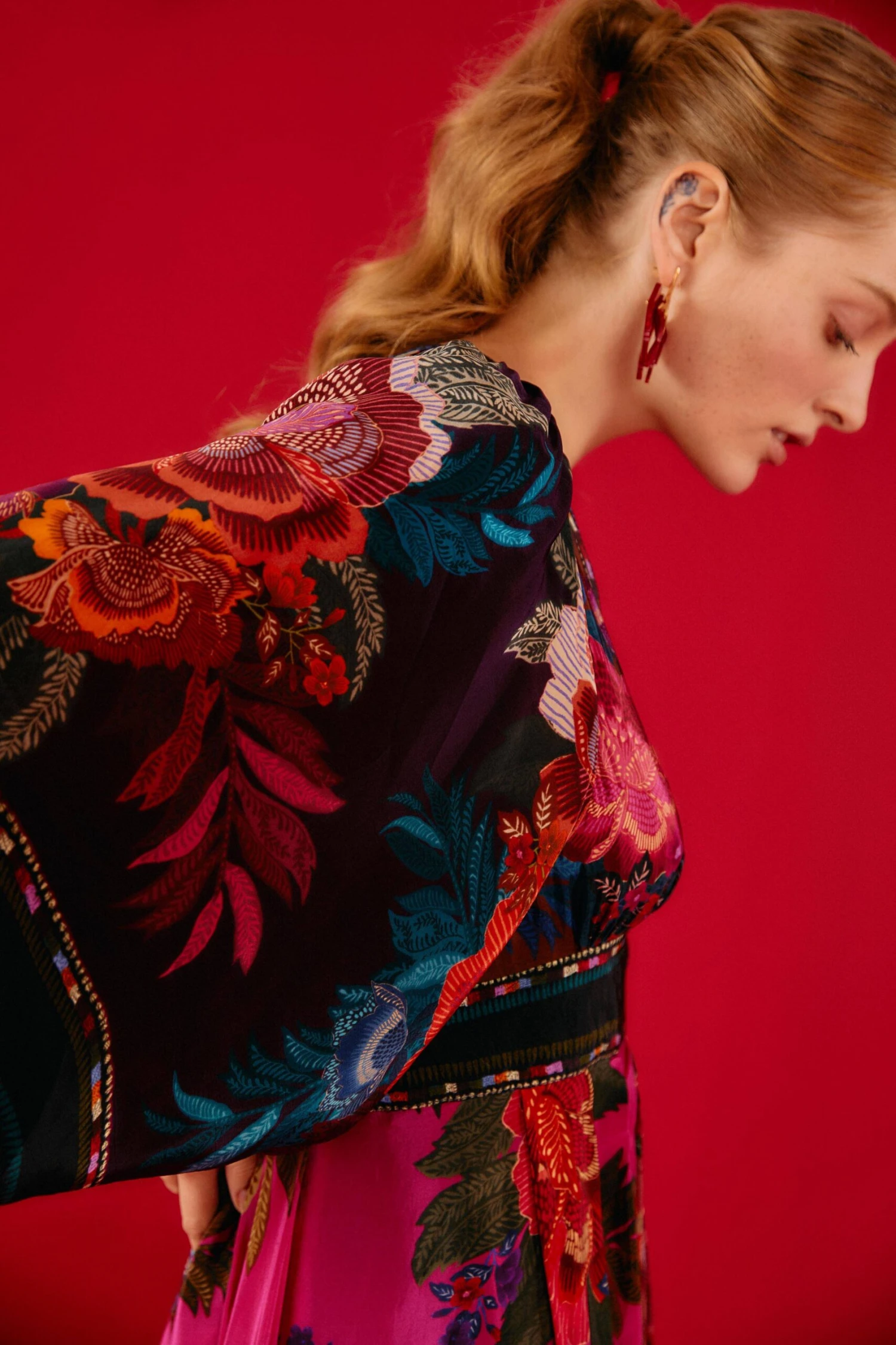 Farm Rio Flower Scarves Maxi Dress 5 Farm Rio Flower Scarves Maxi Dress - Image 3