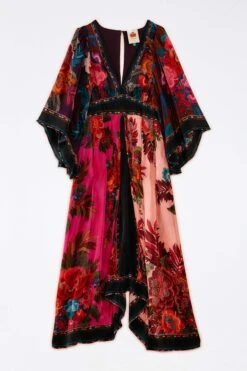 Farm Rio Flower Scarves Maxi Dress 13 Farm Rio Flower Scarves Maxi Dress -Farm Rio Dress Shop 302323 06