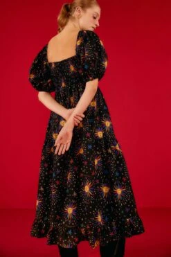 Farm Rio Rainbow Suns Organic Cotton Maxi Dress -Farm Rio Dress Shop 302685 03