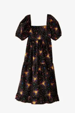 Farm Rio Rainbow Suns Organic Cotton Maxi Dress -Farm Rio Dress Shop 302685 05