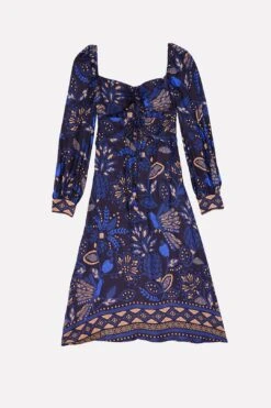 Farm Rio Black Macaw Forest Midi Dress -Farm Rio Dress Shop 303774 06