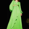 Farm Rio Lime Green Cut Out Maxi Dress -Farm Rio Dress Shop 303794 01
