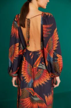 Farm Rio Arabesque Toucans Midi Dress 11 Farm Rio Arabesque Toucans Midi Dress -Farm Rio Dress Shop 303801 03