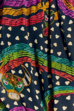 Farm Rio Rainbow Oxen Mini Dress -Farm Rio Dress Shop 303807 05