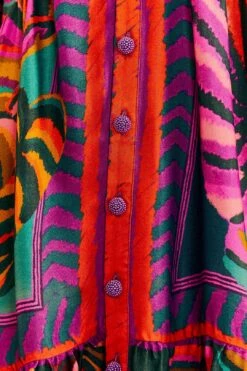 Farm Rio Graphic Foliage Lenzing™ Ecovero™ Viscose Mini Dress -Farm Rio Dress Shop 303810 05