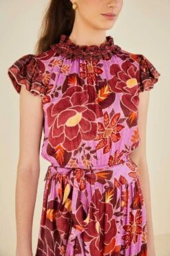 Farm Rio Sweet Floral Midi Dress 12 Farm Rio Sweet Floral Midi Dress -Farm Rio Dress Shop 303821 03