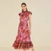 Farm Rio Sweet Floral Midi Dress -Farm Rio Dress Shop 303821 04