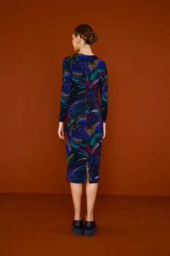 Farm Rio Amazonia Night Lenzing™ Ecovero™ Viscose Midi Dress -Farm Rio Dress Shop 303850 03