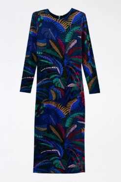 Farm Rio Amazonia Night Lenzing™ Ecovero™ Viscose Midi Dress -Farm Rio Dress Shop 303850 05