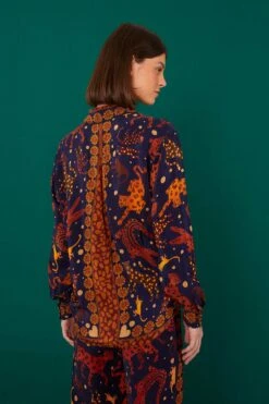 Farm Rio Navy Animal Sky Shirt 9 Farm Rio Navy Animal Sky Shirt -Farm Rio Dress Shop 303857 03