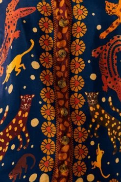 Farm Rio Navy Animal Sky Shirt 10 Farm Rio Navy Animal Sky Shirt -Farm Rio Dress Shop 303857 04