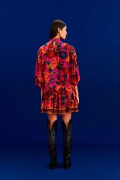 Farm Rio Pink Sweet Forest Blouse -Farm Rio Dress Shop 303876 03