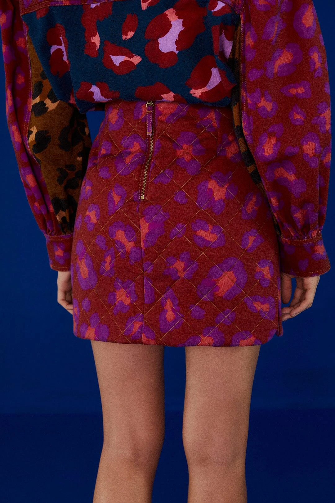 Farm Rio Mixed Leopards Mini Skirt 4 Farm Rio Mixed Leopards Mini Skirt - Image 2