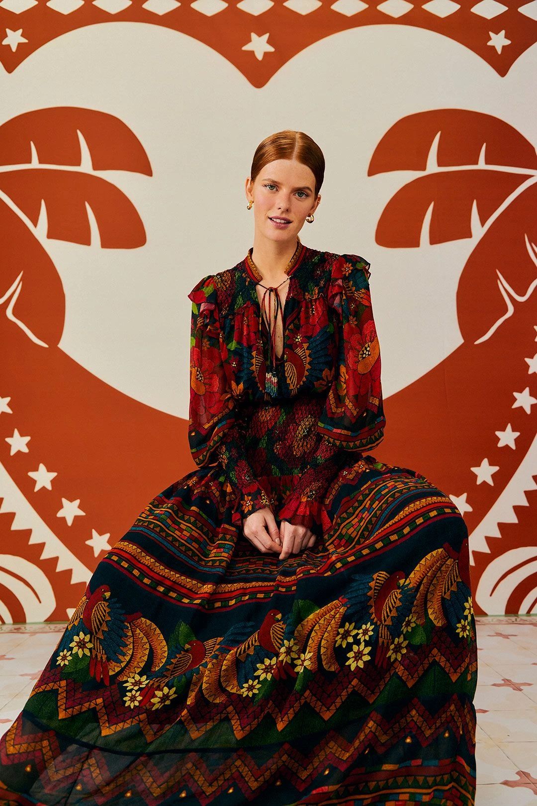 Farm Rio Macaw Ballet Ainika Maxi Dress 3 Farm Rio Macaw Ballet Ainika Maxi Dress