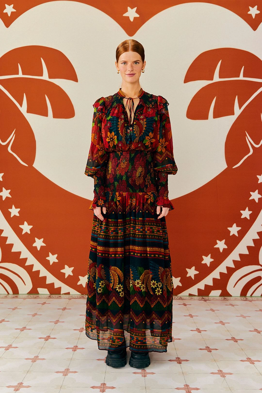 Farm Rio Macaw Ballet Ainika Maxi Dress 4 Farm Rio Macaw Ballet Ainika Maxi Dress - Image 2