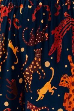 Farm Rio Navy Animal Sky Pants -Farm Rio Dress Shop 303899 05