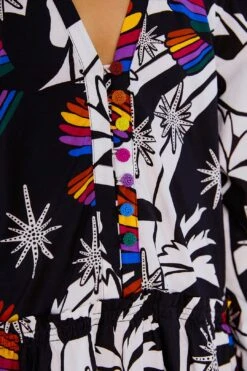 Farm Rio Toucans Wave Organic Cotton Mini Dress -Farm Rio Dress Shop 303908 04