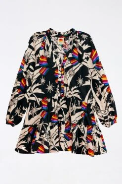 Farm Rio Toucans Wave Organic Cotton Mini Dress -Farm Rio Dress Shop 303908 05