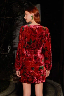 Farm Rio Red Shiny Flowers Mini Dress -Farm Rio Dress Shop 303911 04 536a690c 08b9 4b0e 9323 2ca3f1891564