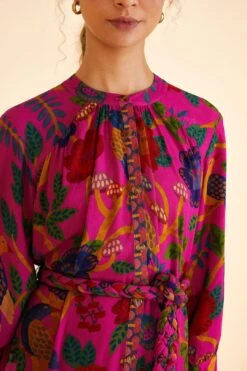 Farm Rio Pink Sweet Forest Mini Dress -Farm Rio Dress Shop 303913 03