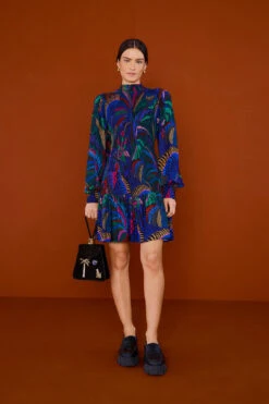 Farm Rio Amazonia Night Mini Dress -Farm Rio Dress Shop 303915 01