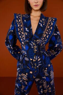 Farm Rio Black Macaw Forest Jumpsuit -Farm Rio Dress Shop 303962 02