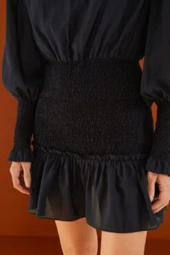 Farm Rio Black Heart Neckline Mini Dress -Farm Rio Dress Shop 304117 05 1