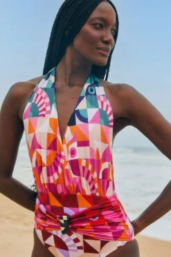 Farm Rio Ombre Graphic Toucans One Piece Swimsuit -Farm Rio Dress Shop 304287 03