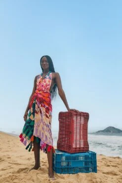 Farm Rio Ombre Graphic Toucans Multicolor Sarong -Farm Rio Dress Shop 304290 01