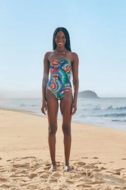 Farm Rio Chevron Toucans One Piece Swimsuit 12 Farm Rio Chevron Toucans One Piece Swimsuit -Farm Rio Dress Shop 304292 02