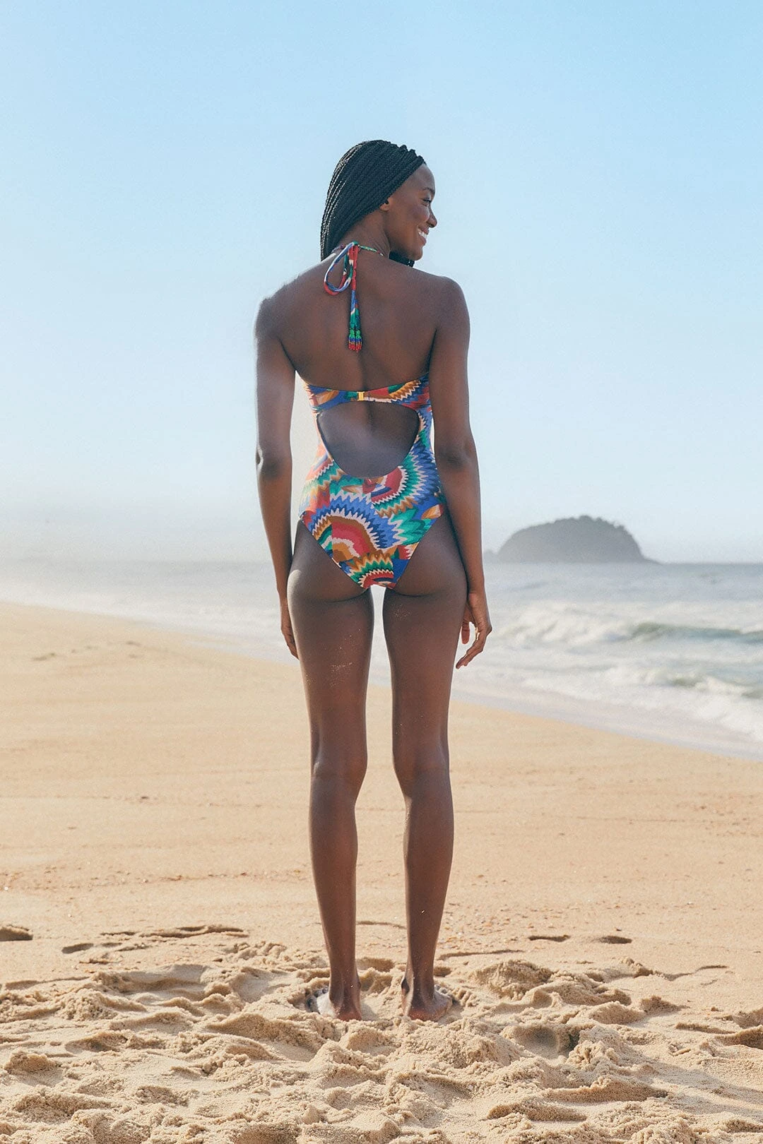 Farm Rio Chevron Toucans One Piece Swimsuit 5 Farm Rio Chevron Toucans One Piece Swimsuit - Image 3