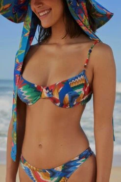 Farm Rio Chevron Toucans Bikini Top -Farm Rio Dress Shop 304293 03
