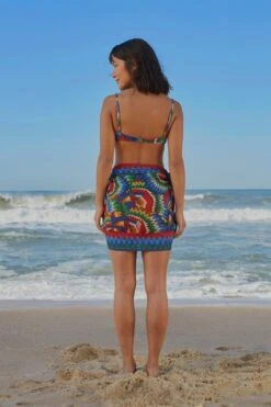 Farm Rio Chevron Toucans Cover Up 9 Farm Rio Chevron Toucans Cover Up -Farm Rio Dress Shop 304295 04